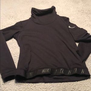 Nike dry fit turtle neck sweatshirt